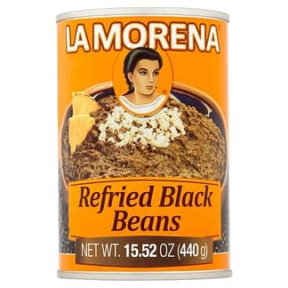 refried black beans la morena 440g