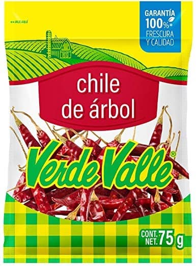 arbol dried chili 75g