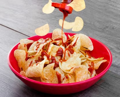 chips with valentina sauce