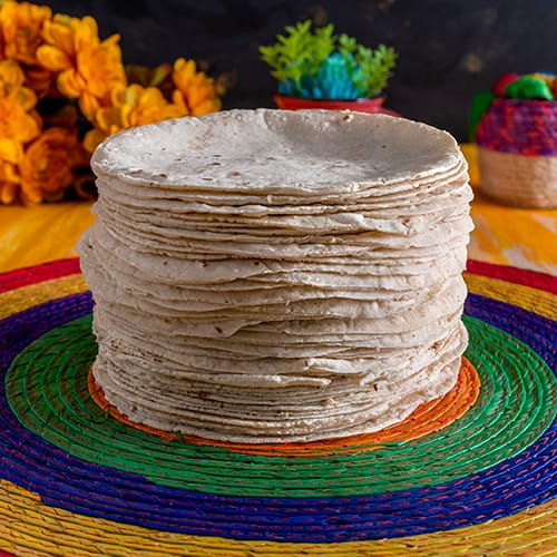 ručně vyrobené tortilly Moctezuma